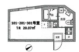 ディアマンテ糀谷の間取り画像