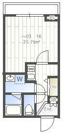 THE CLASS OMORI RESIDENCEの間取り画像
