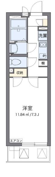 クレイノベルウッドⅡ 広川の間取り画像