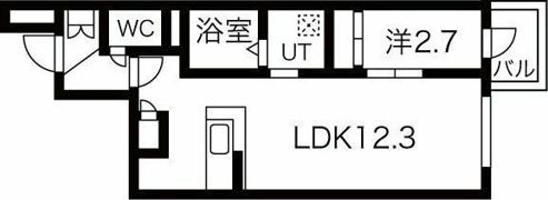 アソシエ東別院の間取り画像