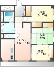 オレンジマンションⅡの間取り画像