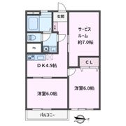 高田馬場住宅の間取り画像