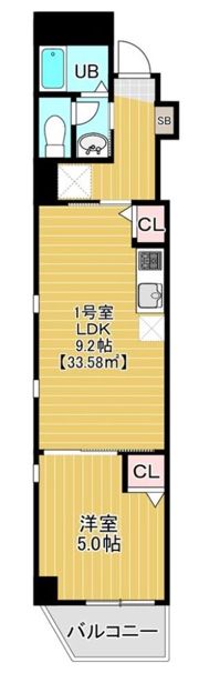 ジニアック アサクサの間取り画像
