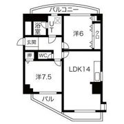 NYレジデンスいりなかの間取り画像