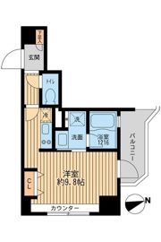 クリオ戸越銀座弐番館の間取り画像