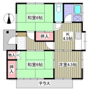 吉田アパートの間取り画像