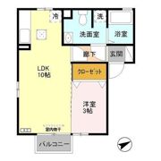 ピュアマインド Cの間取り画像