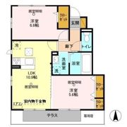 サニーヒル イシイ Aの間取り画像