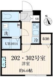 Aglaia品川中延の間取り画像