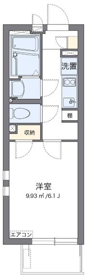 クレイノグレイスの間取り画像