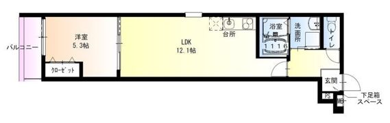 フジパレス高石駅北Ⅲ番館の間取り画像