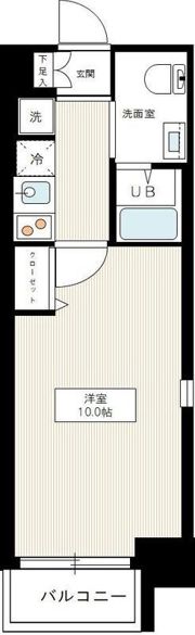 ミルーナヒルズ蔵前グロースの間取り画像