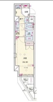 シンシア早稲田の間取り画像