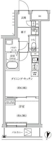 REGOLITH IKEGAMIの間取り画像