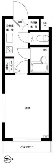 ルーブル三軒茶屋の間取り画像