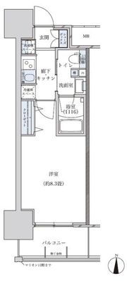 パークアクシス名古屋山王の間取り画像