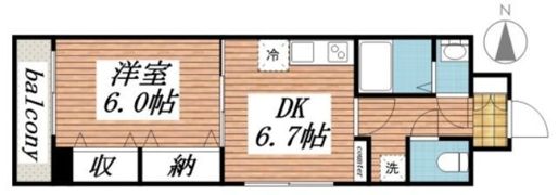 橘ビルの間取り画像