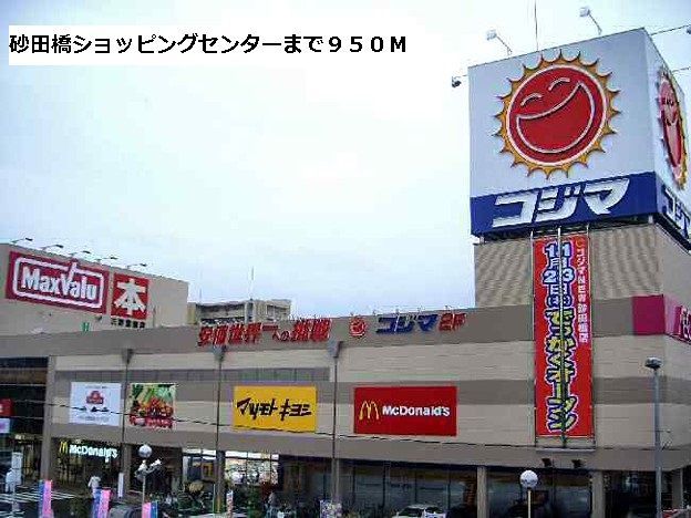 近くの砂田橋ショッピングセンターまで950m(徒歩12分)