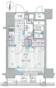 プレール・ドゥーク東京EASTⅢの間取り画像