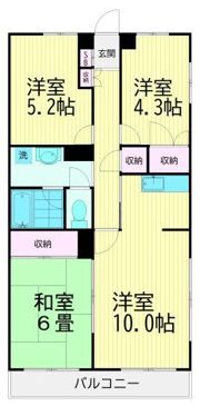ブライトネス北鴻巣の間取り画像