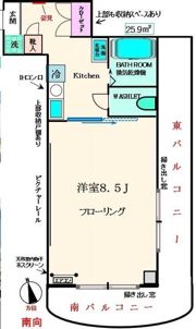 アゼールリドーの間取り画像