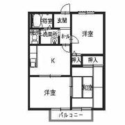 フレグランス箕形の間取り画像