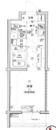 GENOVIA三軒茶屋green veilの間取り画像