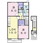 リヴィエールⅤBの間取り画像