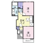 リヴィエールⅤBの間取り画像