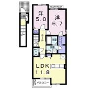 エーデルの間取り画像
