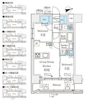 リビオメゾン御茶ノ水EASTの間取り画像