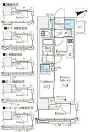 リビオメゾン御茶ノ水EASTの間取り画像