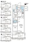 リビオメゾン御茶ノ水EASTの間取り画像