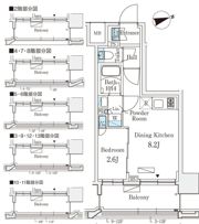 リビオメゾン御茶ノ水EASTの間取り画像