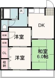 ベルメゾン6の間取り画像