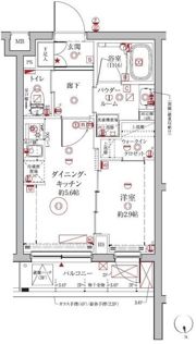 クレイシアIDZ中馬込の間取り画像