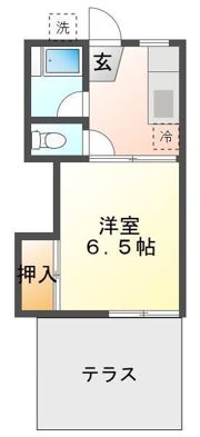 むさしのコーポの間取り画像