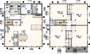 グランソフィア上新郷ヴィレッジ Fの間取り画像