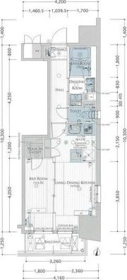 エステムプラザ名古屋丸の内の間取り画像
