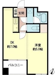 フュージョンハイツ浜町の間取り画像