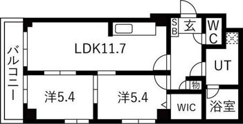 フィーブル・サカエの間取り画像