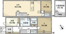 千代田4丁目戸建の間取り画像