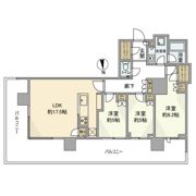 HARUMI FLAG PARK VILLAGE T棟の間取り画像