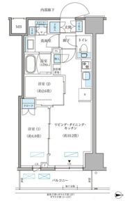 パークアクシス住吉ガーデンスクエアの間取り画像