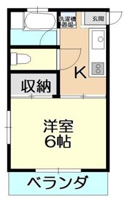 松本ハイツの間取り画像