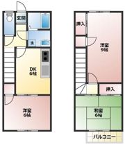 リバーサイドタウンBの間取り画像