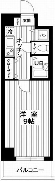 ジュエル等々力の間取り画像