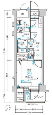 DIPS西新井の間取り画像