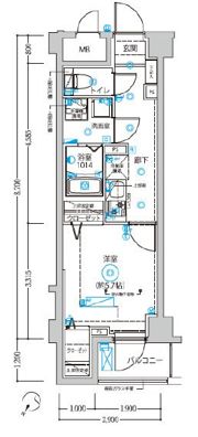 DIPS西新井の間取り画像