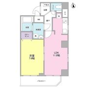 K，wave TANIGAMIの間取り画像